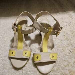 Genuine leather, colorful sandals